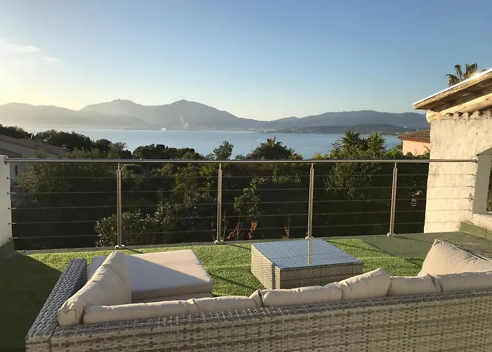 Vue Sur Corse Blanca Casa A Porticcio Ajaccio Villa *