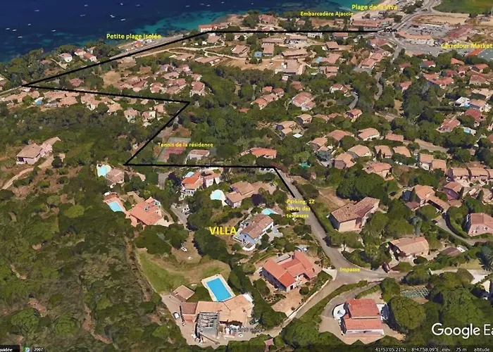Vue Sur Corse Blanca Casa A Porticcio Ajaccio * Grosseto-Prugna